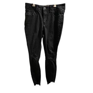 🍒 2/$20 🍒 Universal Thread Womens Black Distressed Skinny Jeans Size 2/26